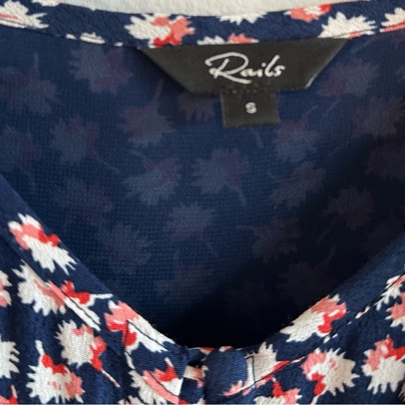 RAILS Frida Dress in Blue Floral, Size small - Picture 6 of 8